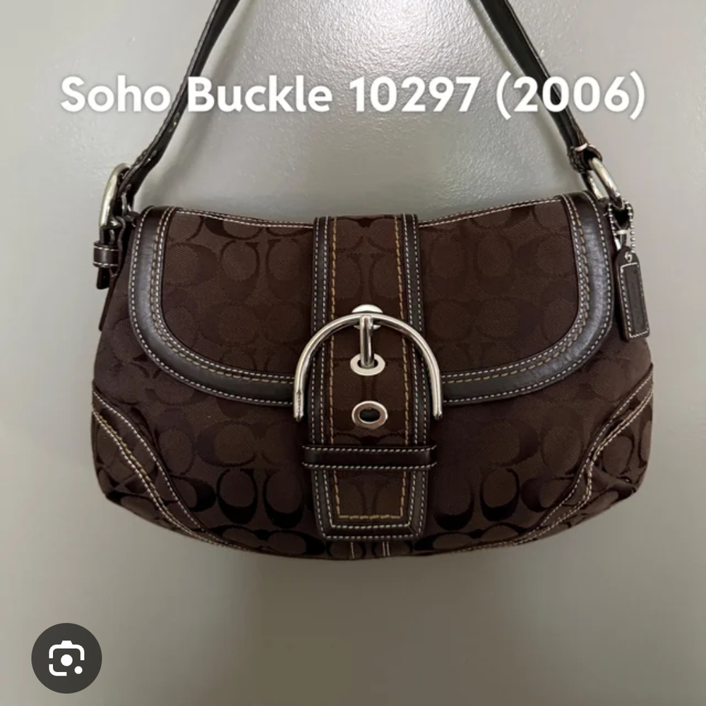 ISO ISO Coach Dark Brown Soho Buckle Shoulder Bag